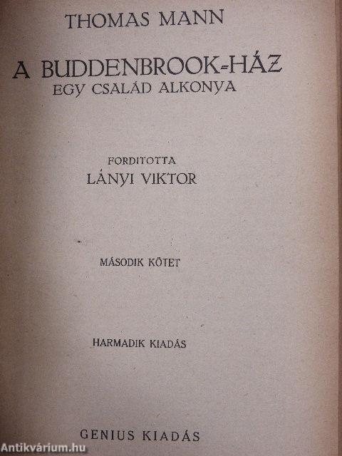 A Buddenbrook-ház I-III.