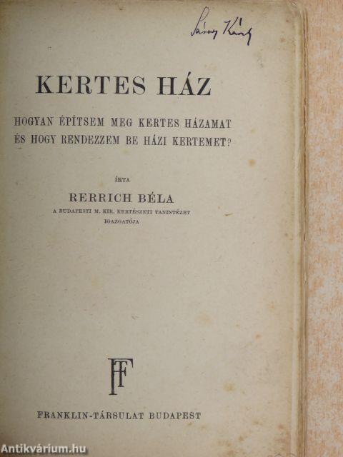 Kertes ház