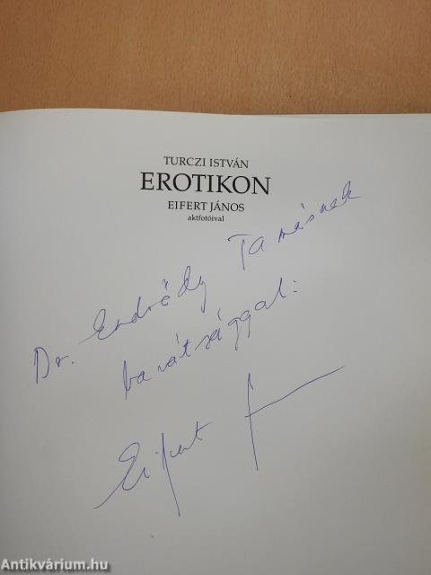 Erotikon (dedikált példány)