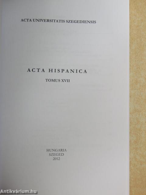 Acta Hispanica 17