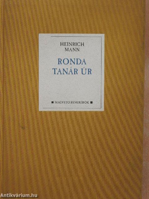 Ronda tanár úr