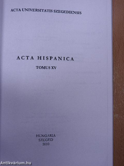 Acta Hispanica 15