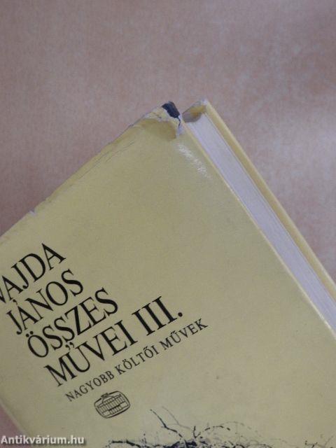 Vajda János összes művei III.