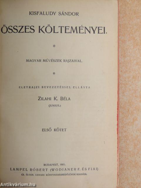 Kisfaludy Sándor összes költeményei I. (töredék)