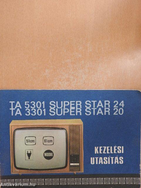 TA 5301 Super Star 24/TA 3301 Super Star 20 kezelési utasítás