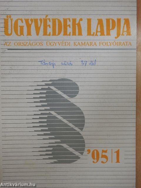 Ügyvédek Lapja 1995/1-4.