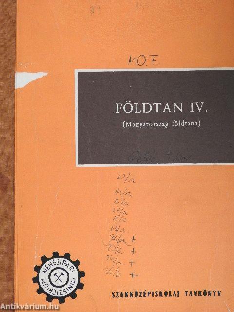 Földtan IV.