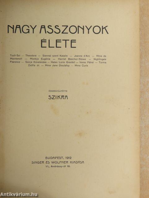 Nagy asszonyok élete