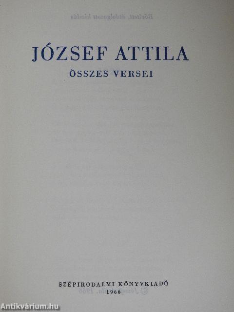 József Attila összes versei