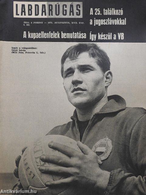 Labdarúgás 1971. augusztus