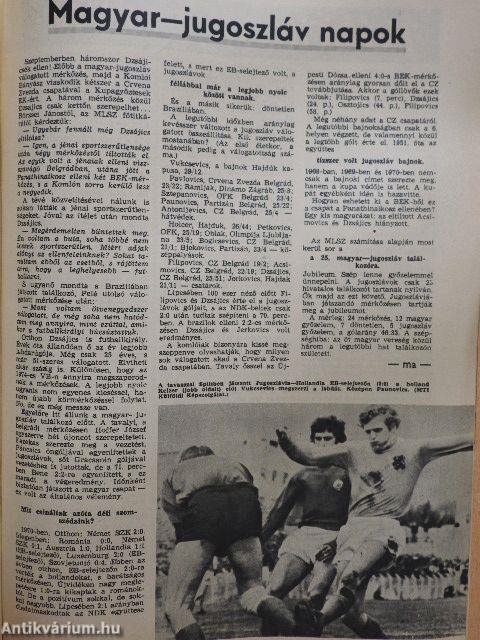 Labdarúgás 1971. augusztus