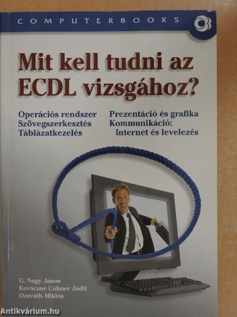 Mit kell tudni az ECDL vizsgához?