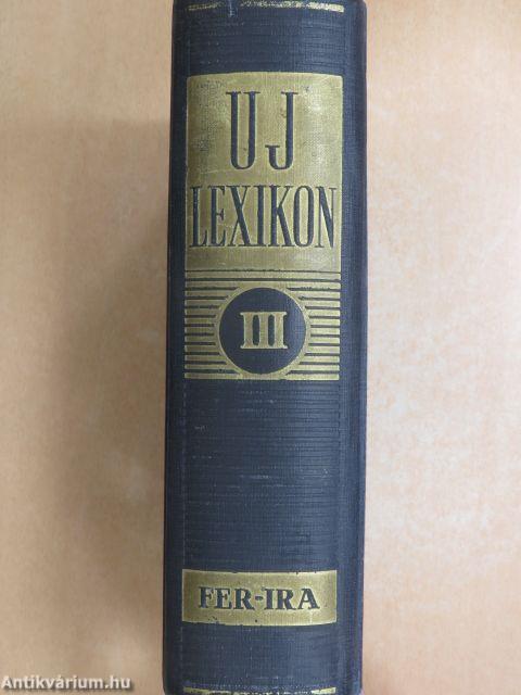 Uj Lexikon III. (töredék)