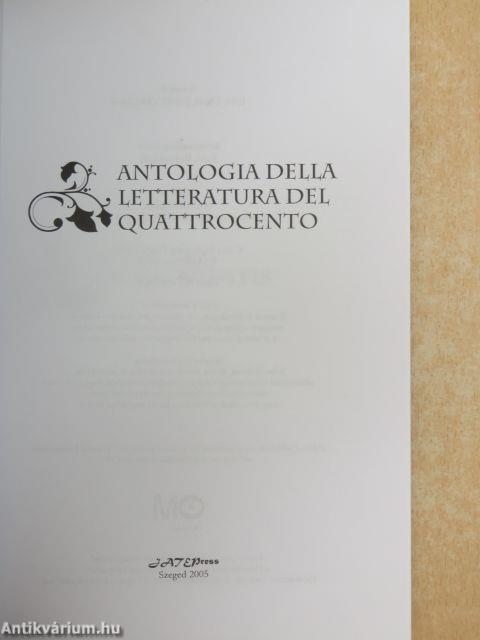 Antologia della Letteratura del Quattrocento