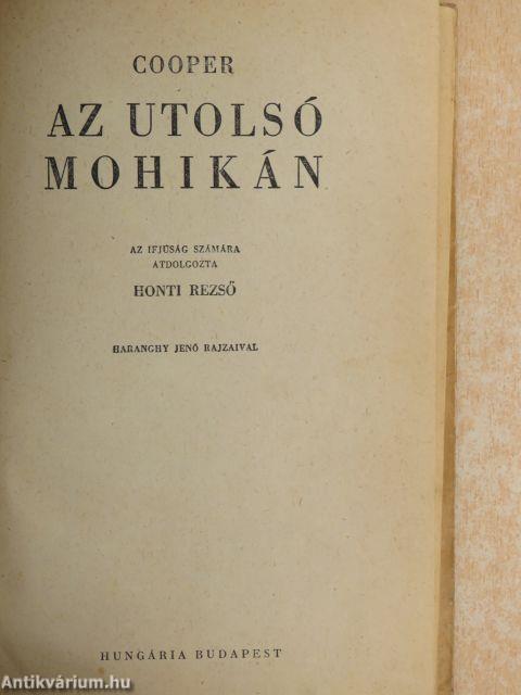 Az utolsó mohikán