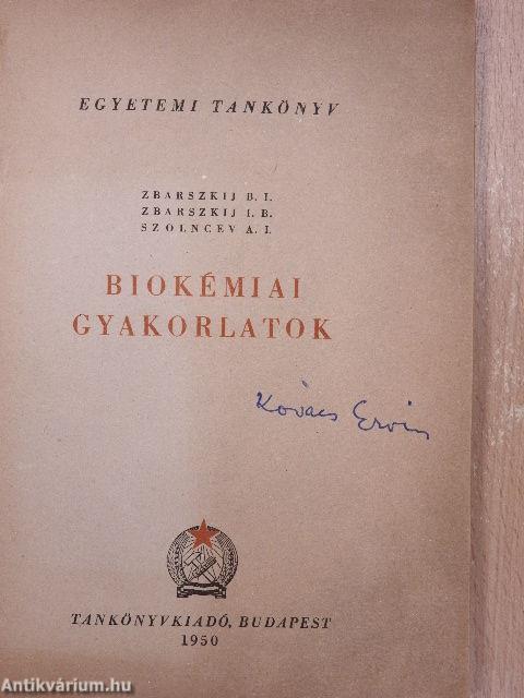 Biokémiai gyakorlatok