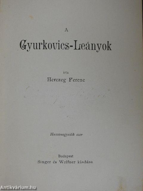 A Gyurkovics-Leányok