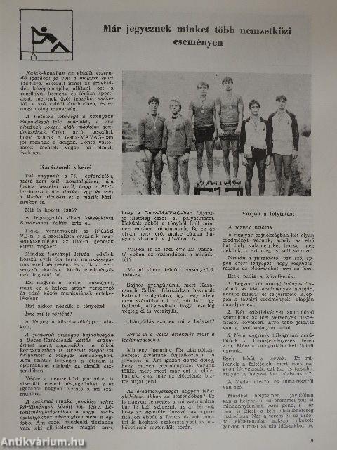 Ganz-Mávag Sportmagazin Évkönyv 1986.