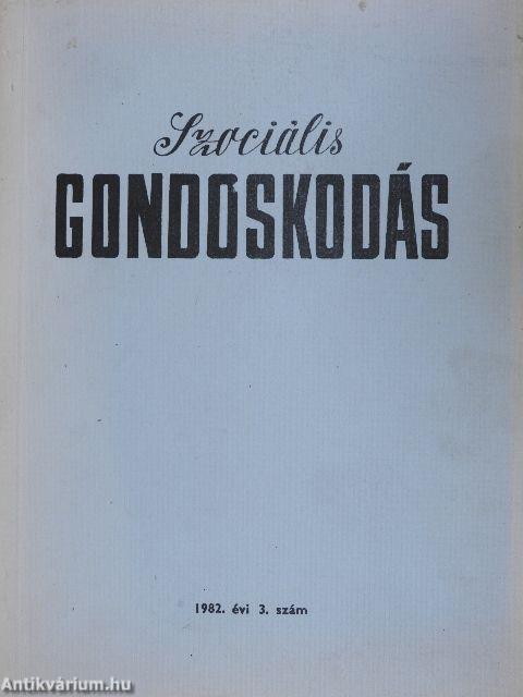 Szociális gondoskodás 1982/3.