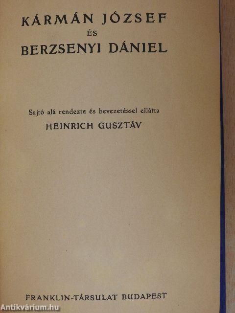 Kármán József és Berzsenyi Dániel