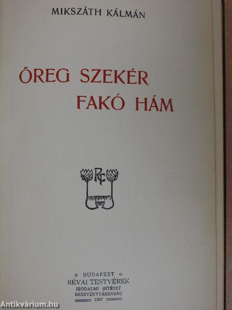 Öreg szekér fakó hám