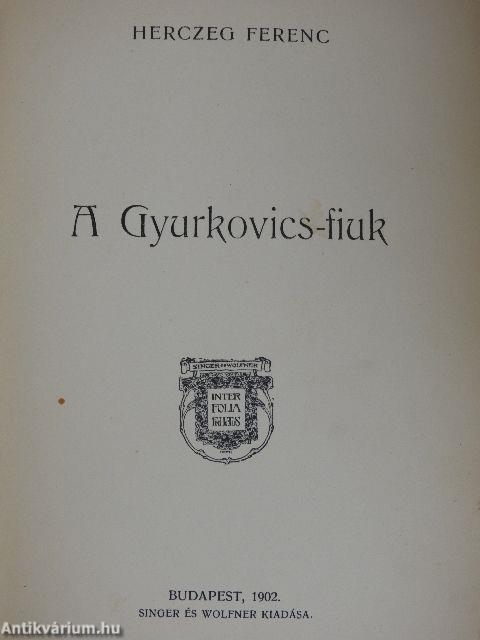 A Gyurkovics-fiuk