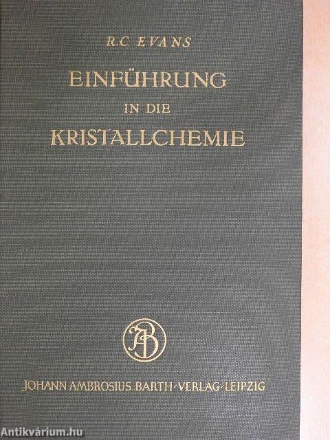 Einführung in die Kristallchemie