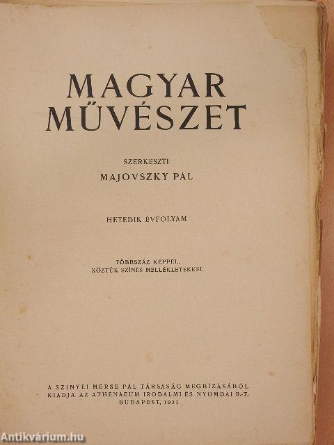 Magyar Művészet 1931/1-10. (rossz állapotú)