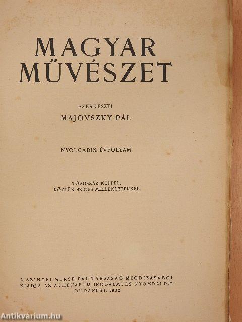 Magyar Művészet 1932/1-12. (rossz állapotú)