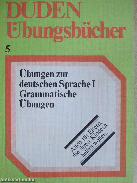 Übungen zur deutschen Sprache I.