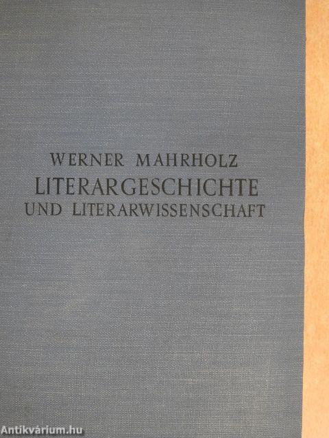 Literargeschichte und Literarwissenschaft