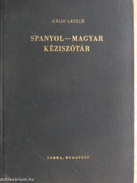 Spanyol-magyar kéziszótár