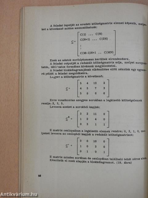 Elektronikus számítógépek programozása I.