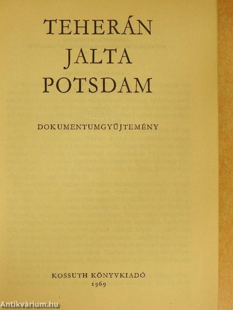 Teherán, Jalta, Potsdam
