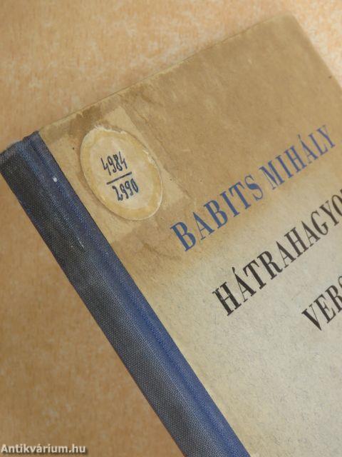 Babits Mihály hátrahagyott versei