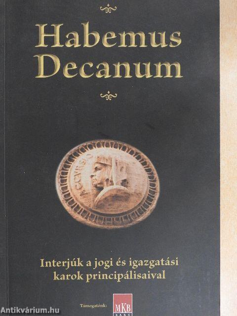 Habemus Decanum