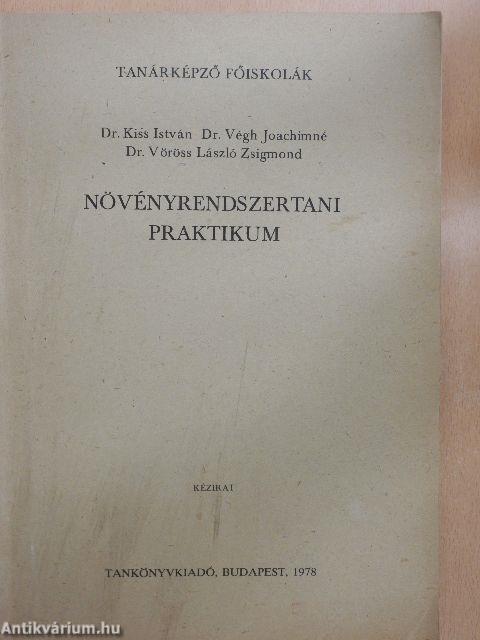 Növényrendszertani praktikum