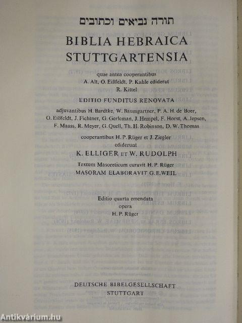 Biblia Hebraica Stuttgartensia