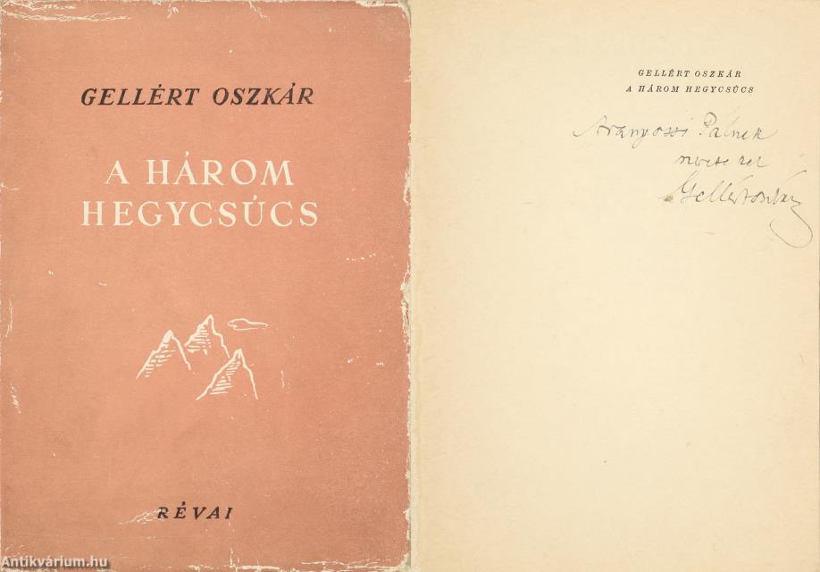 A három hegycsúcs (dedikált példány)