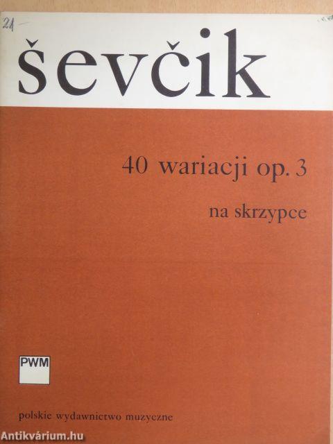 40 wariacji op. 3 na skrzypce