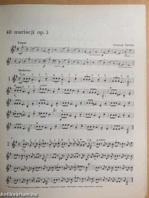 40 wariacji op. 3 na skrzypce