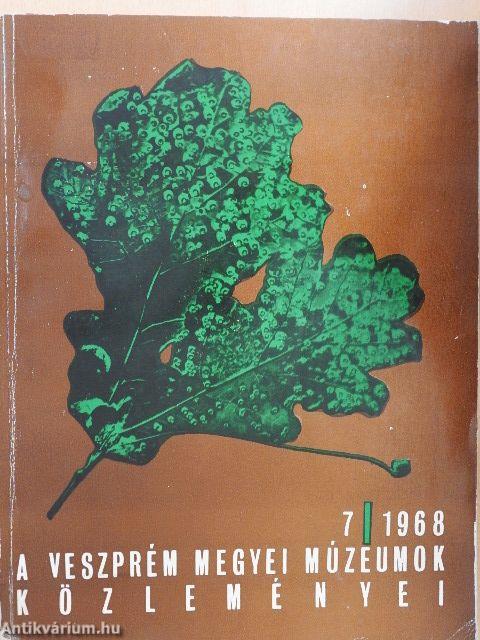 A Veszprém Megyei Múzeumok Közleményei 1968/7.