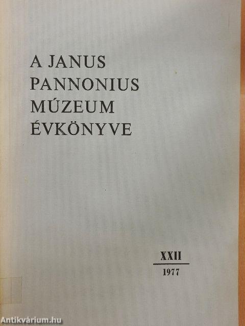 A Janus Pannonius Múzeum Évkönyve 1977