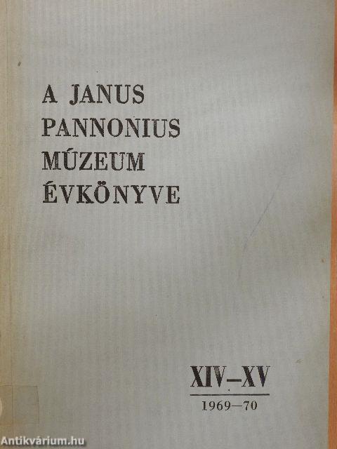 A Janus Pannonius Múzeum Évkönyve 1969-1970