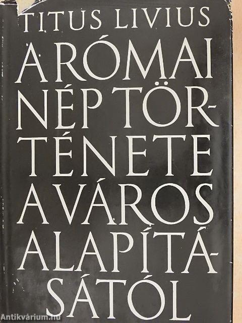 A római nép története a város alapításától 4. (XXVI-XXX.)