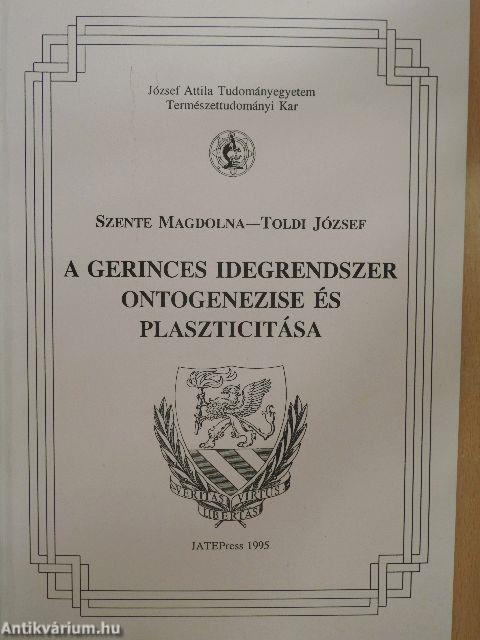 A gerinces idegrendszer ontogenezise és plaszticitása