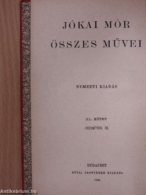 Szinművek III.