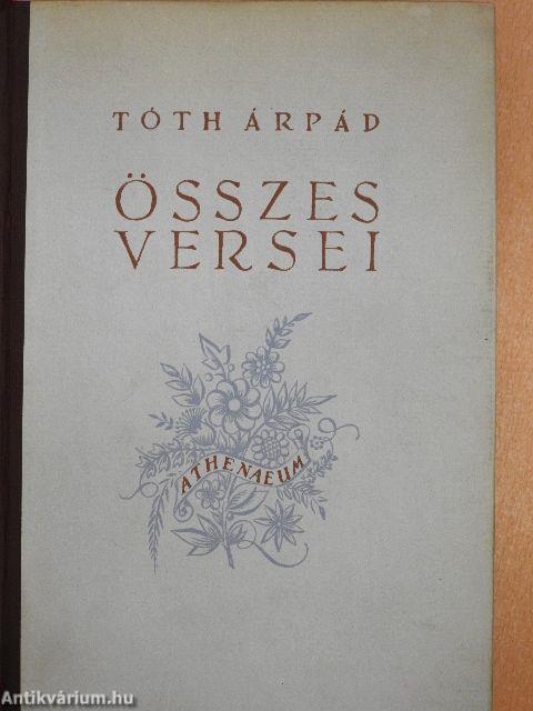 Tóth Árpád összes versei