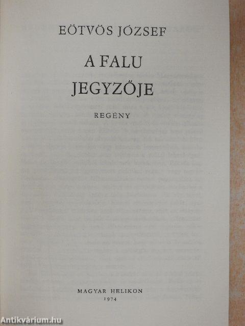 A falu jegyzője