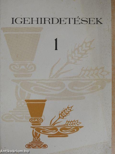 Igehirdetések 1.